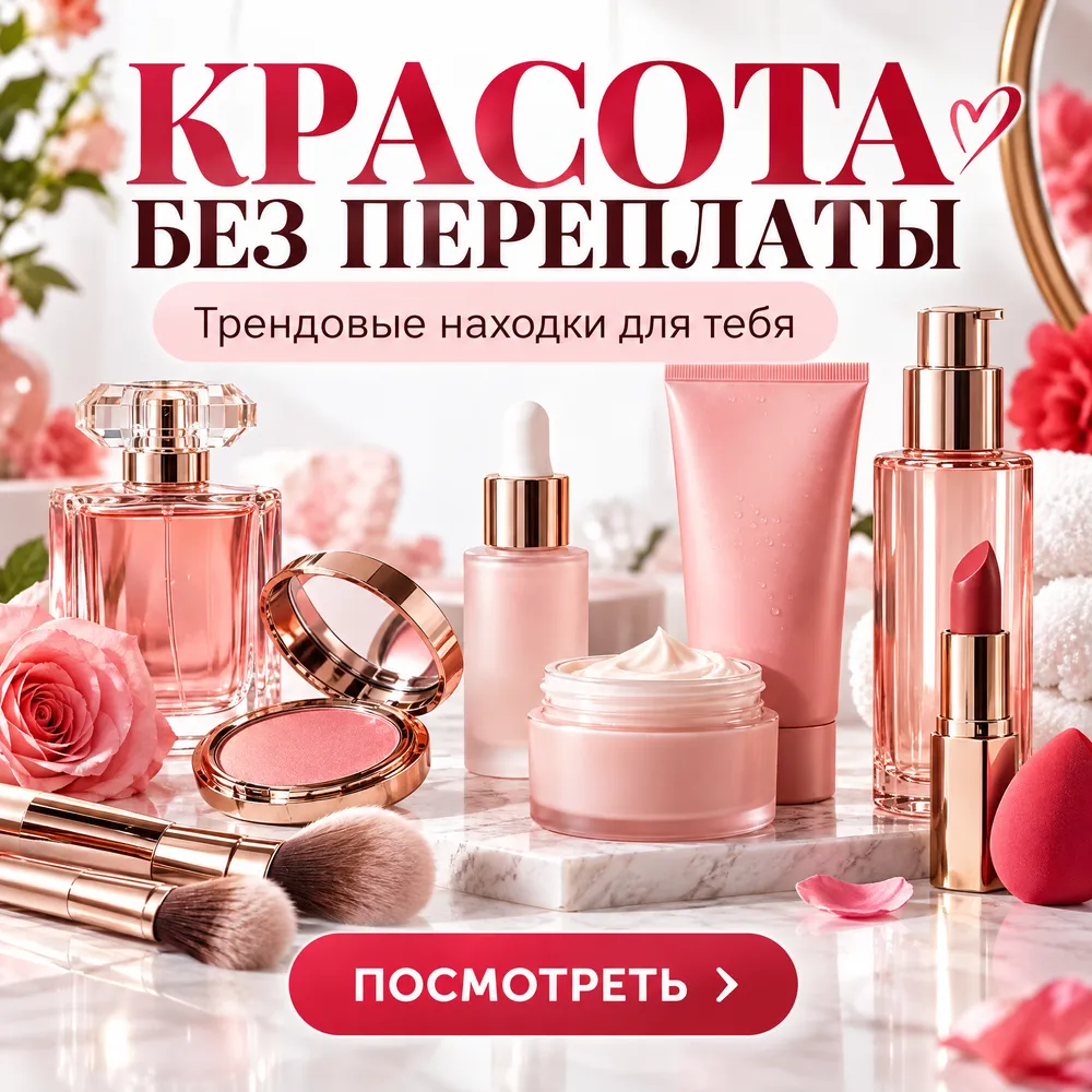 Красота без переплаты. Трендовые находки для тебя. Посмотреть